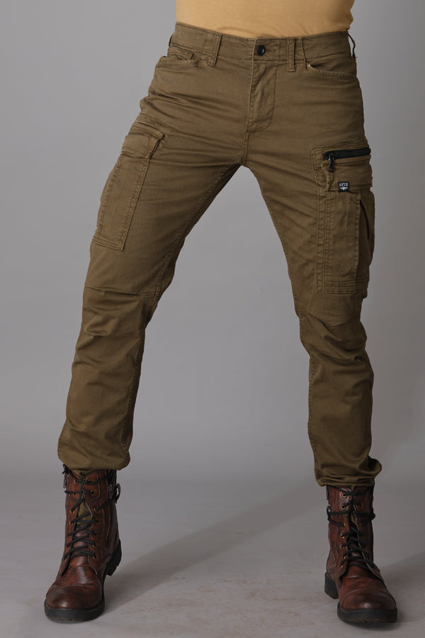 Olive Regular Fit Cargo Pant